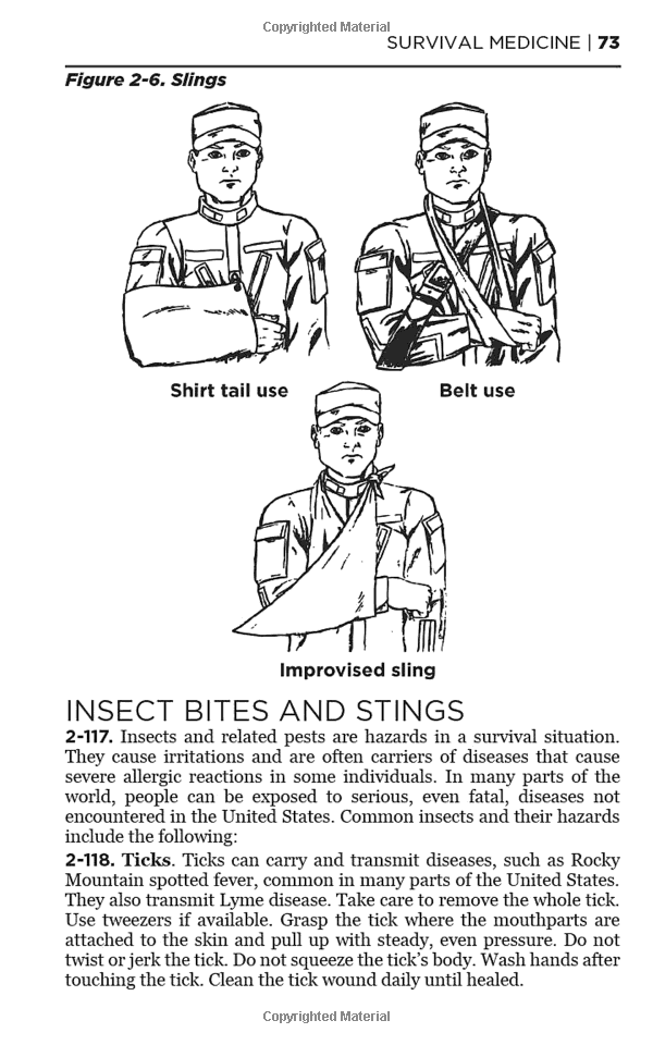 Survival Slings Broken Arm